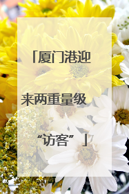 厦门港迎来两重量级“访客”